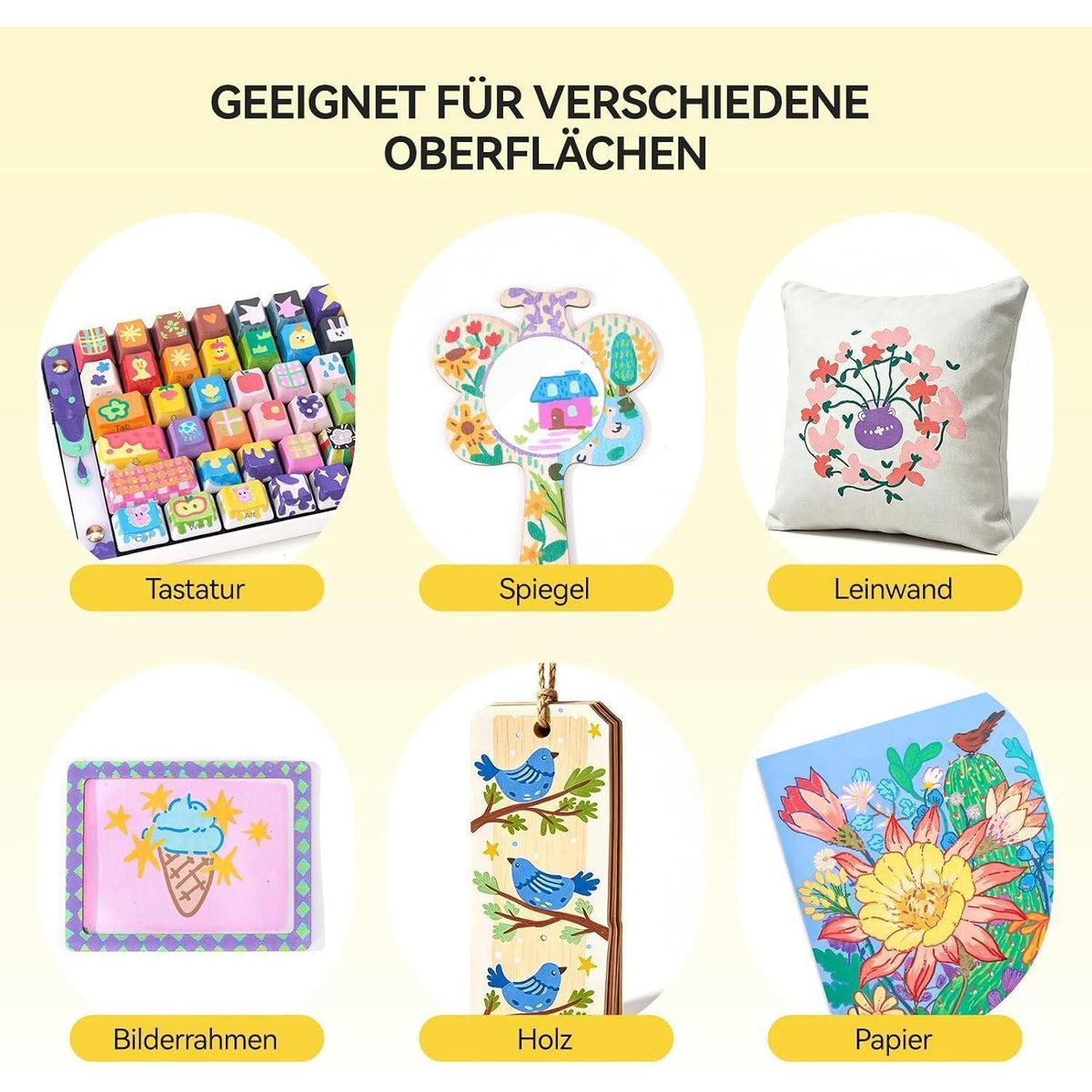 Acrylmarker Set 66 Farben – Wasserfest, Doppelspitze