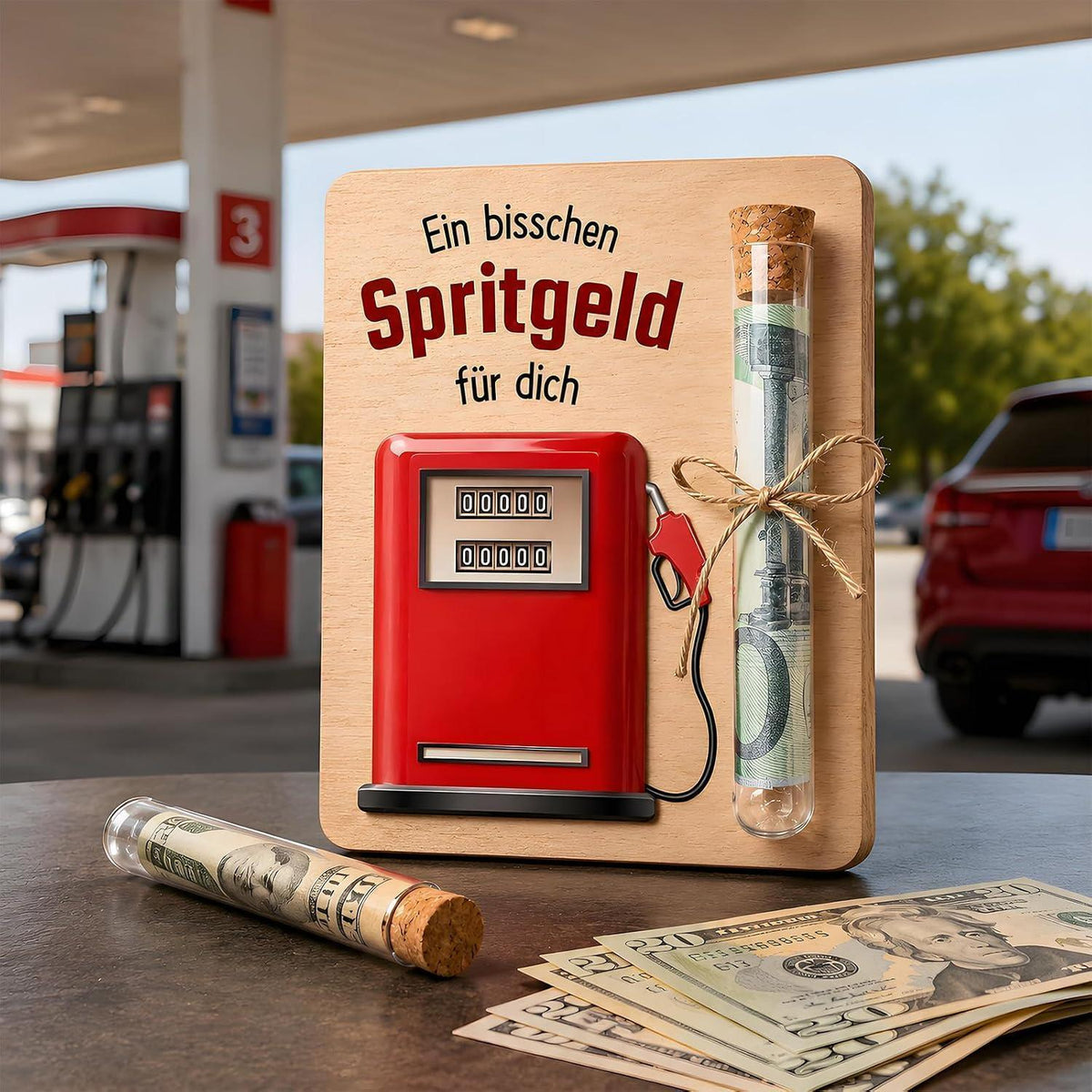Führerschein Geschenkset mit Geld & Tankgutschein