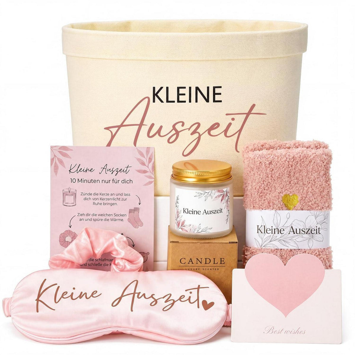 Wellness Geschenkkorb Entspannung für Frauen – Geschenkset zum Wohlfühlen