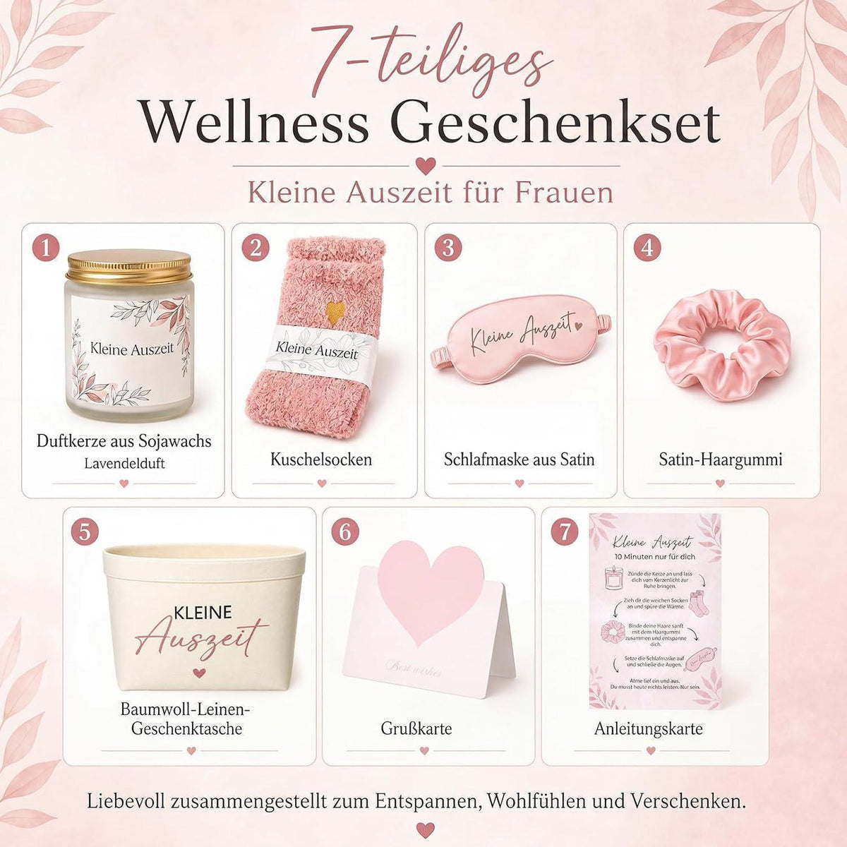 Wellness Geschenkkorb Entspannung für Frauen – Geschenkset zum Wohlfühlen