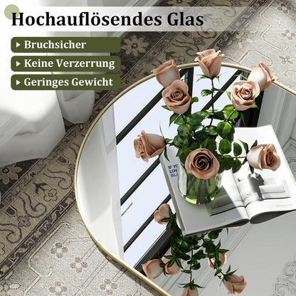 Großer Standspiegel 203x103 cm mit Ständer & HD Spiegelbild