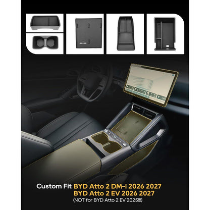 Mittelkonsolen Organizer Set für BYD Atto 2 EV DM-i 2026