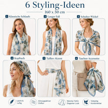 Chiffon Schal Damen leicht & elegant bunt