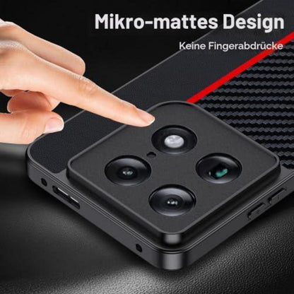 Motorola Signature Hülle: Magnetisch, Stoßfest & Kohlefaser – Rot/Schwarz