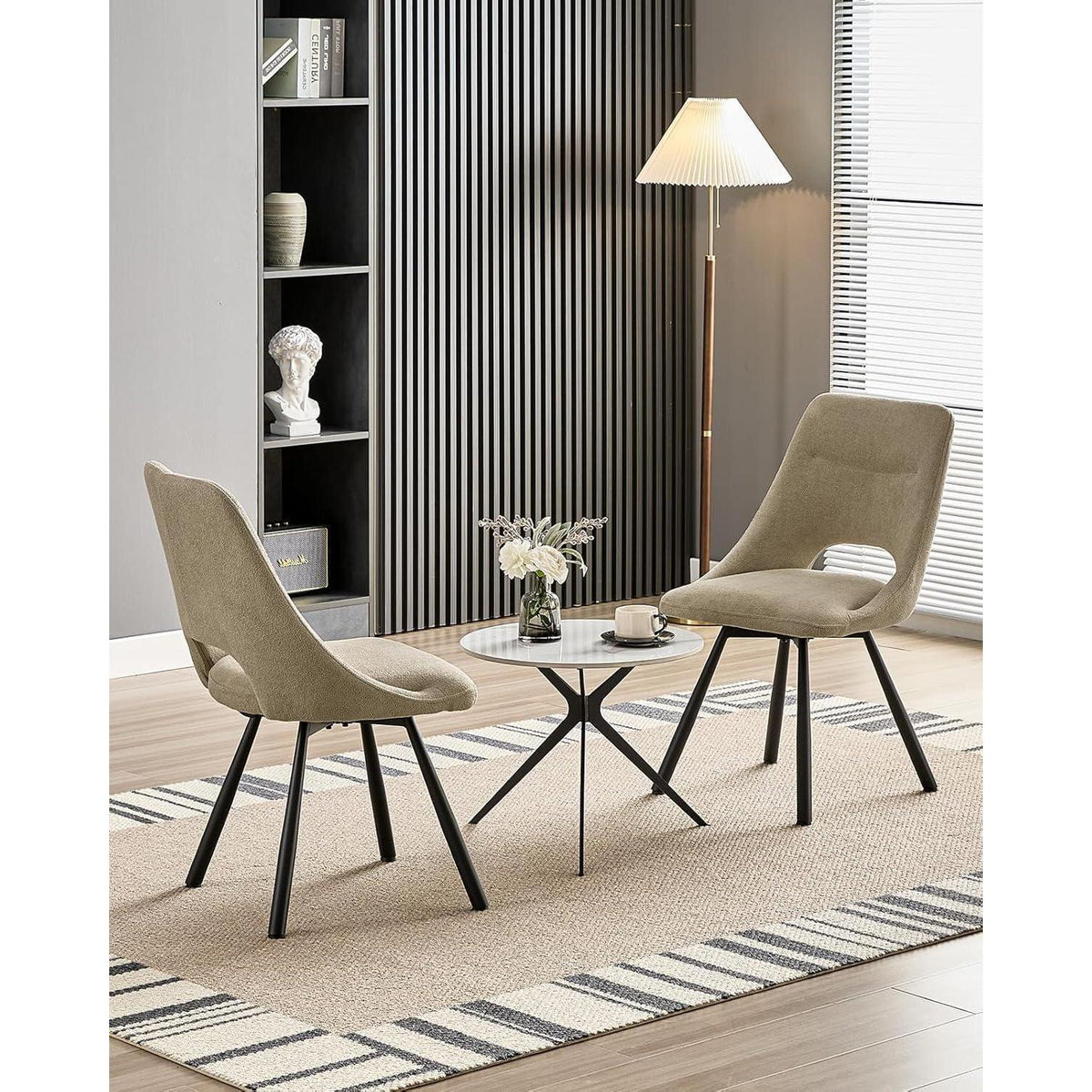 Drehbarer Esszimmerstuhl Set 4er –, Ergonomisch