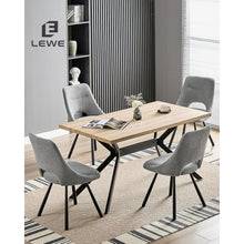 Drehbarer Esszimmerstuhl Set Grau | Ergonomisch & Bequem