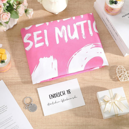 Strandtuch 18. Geburtstag Geschenk für Jungen & Mädchen
