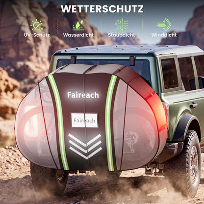 Fahrradabdeckung für 2 Räder – Wasserdicht & Winddicht