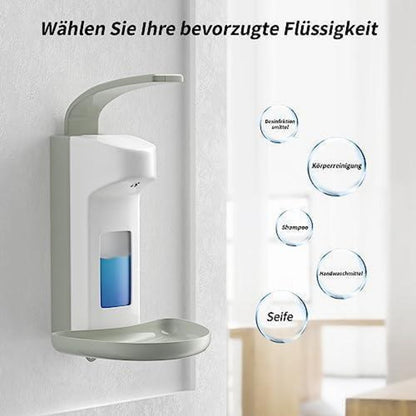 Wandmontierter Seifenspender (2er-Pack) für Euro-Flaschen
