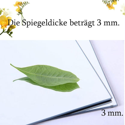 Klebespiegel Set 30x30cm - DIY Wandspiegel für Küche & Bad
