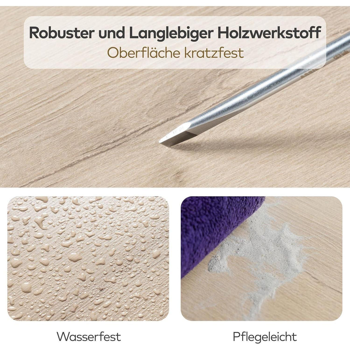 Holz Würfelregal 8 Fächer mit Rückwand – Bücherregal & Raumteiler