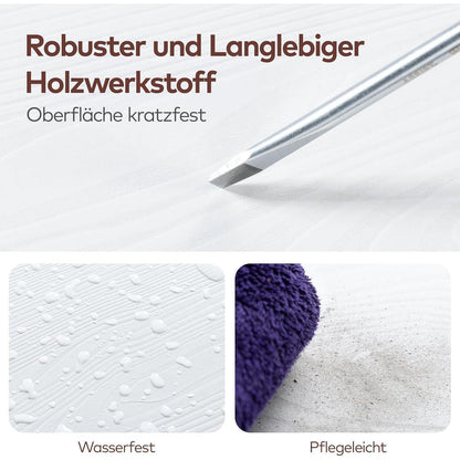 Würfelregal Holz 9 Fächer - Bücherregal & Raumteiler Weiß