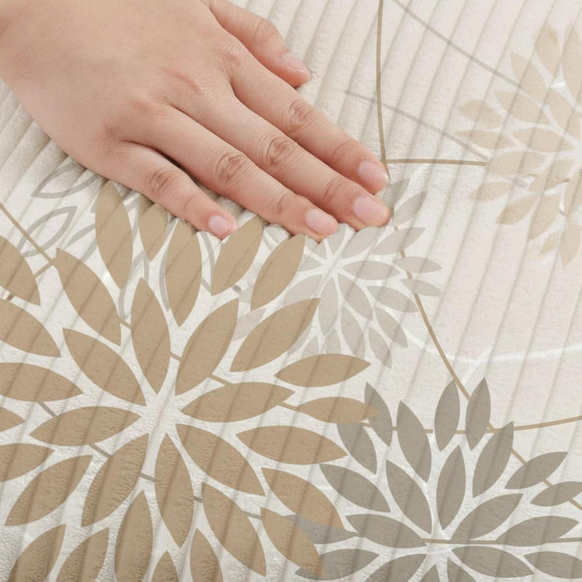 2x Kissenbezug Beige Kordsamt 30x50 cm - Landhaus Deko