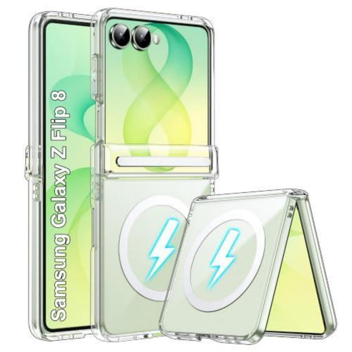 Samsung Z Flip 8 Hülle Magnetisch mit Scharnierschutz