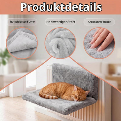 Katzenbett Schreibtisch Grau 45x30x24cm