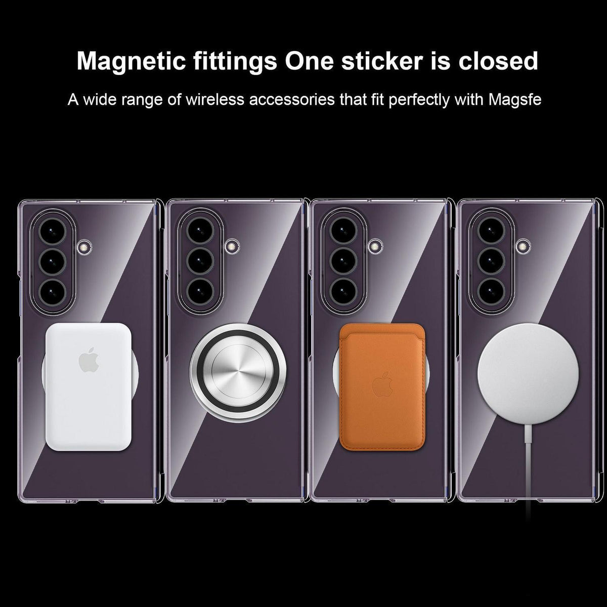 Samsung Z Fold 8 Ultra Hülle Magnetisch mit Scharnierschutz
