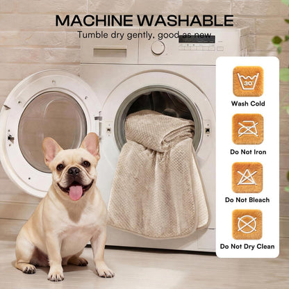 Wasserdichte Hundedecke Sofa Bett 145x216cm Khaki Beige XL
