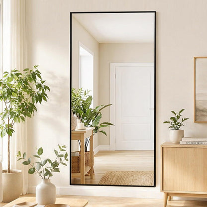 Ganzkörperspiegel 171x76cm – Stand- & Wandspiegel Schwarz