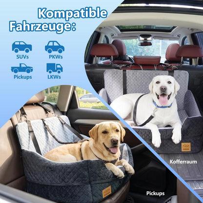 Hundesitz Auto Memory Foam – Komfortabel & Sicher für Große Hunde