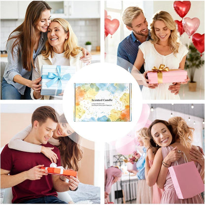 Sojawachs Teelichter Set 6er-Pack - Duftkerzen Geschenkset für Frauen