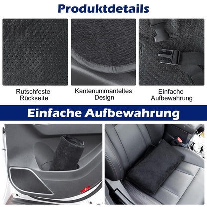 Wasserdichte Autositzbezüge 2er-Pack Schwarz