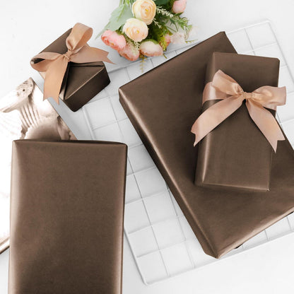 Geschenkpapier Dunkelbraun 43 cm x 10 m für alle Anlässe