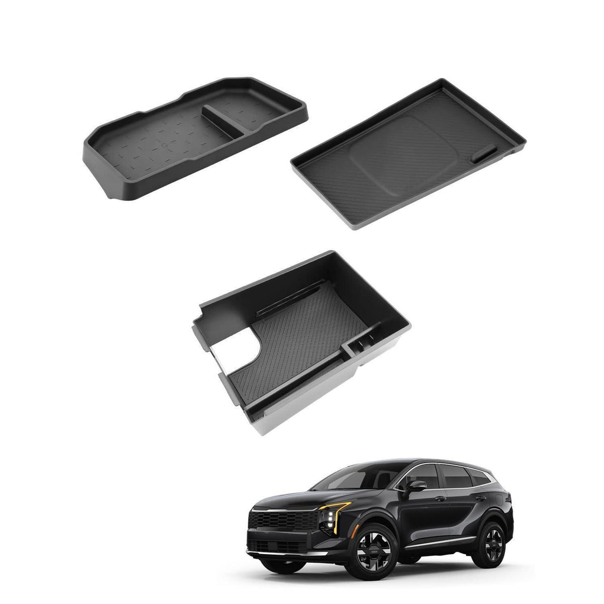 3er Set Auto Organizer Kia Sportage NQ5 Facelift 2026+