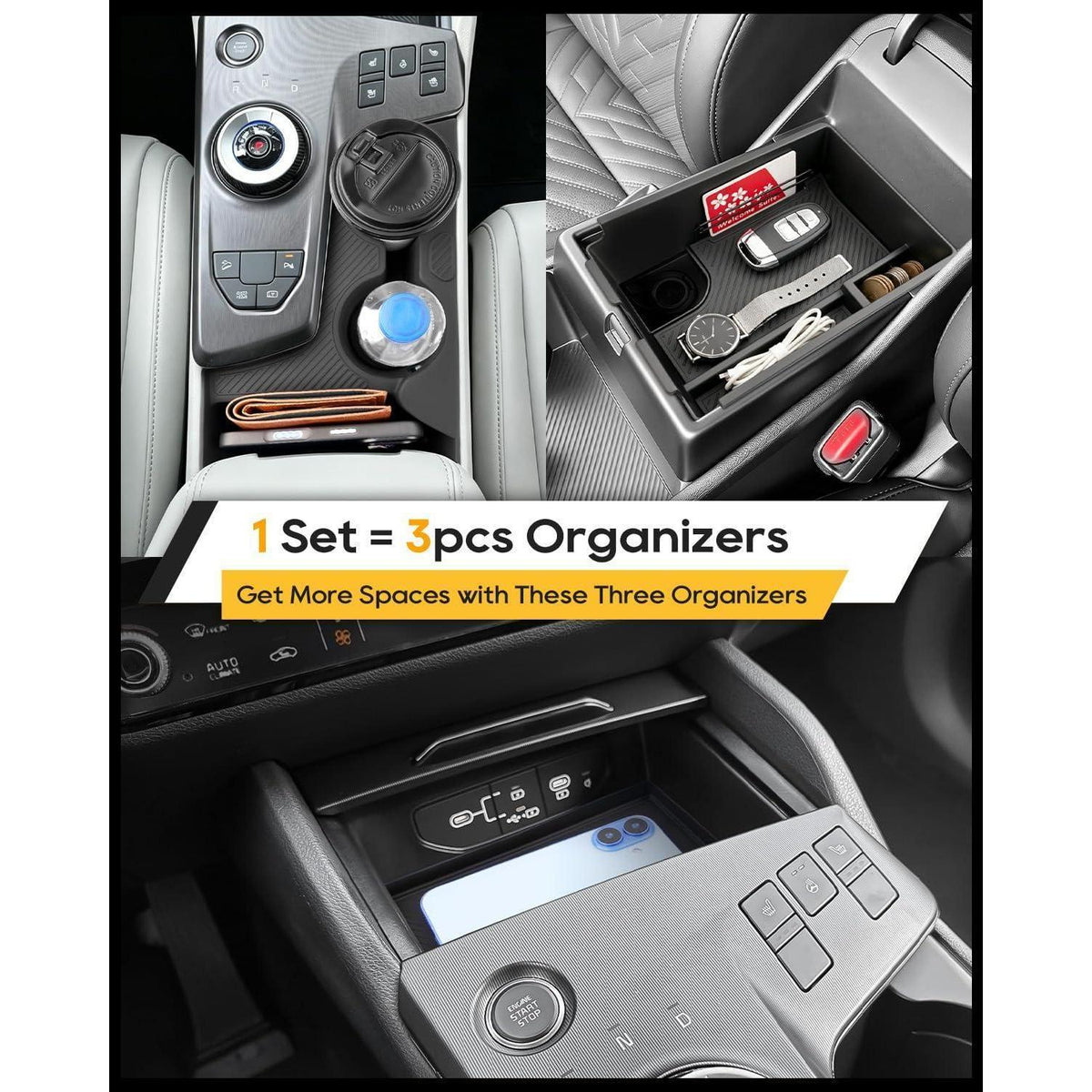 Kia Sportage NQ5 Organizer Set (2025-2028) – 3-teilig