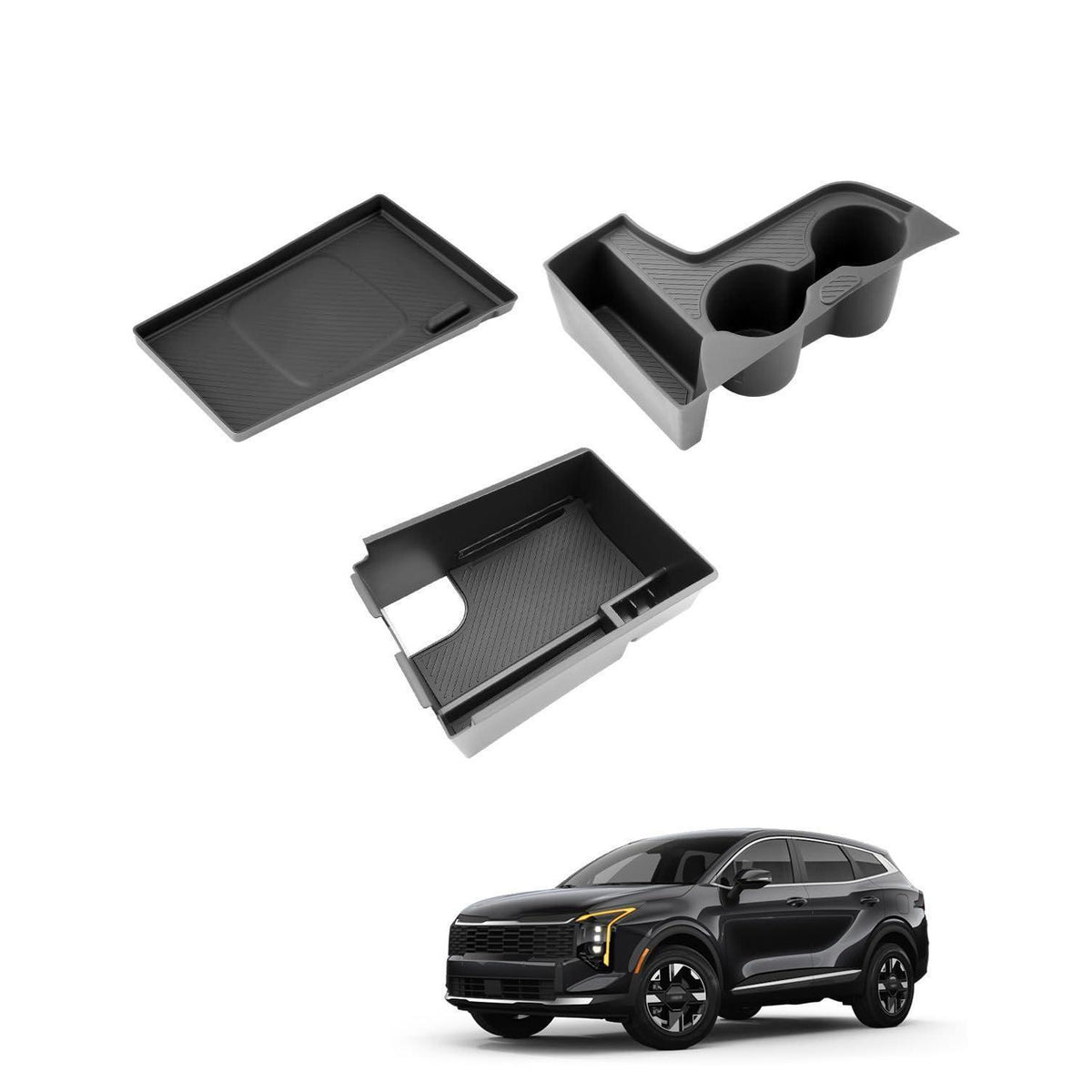 Kia Sportage NQ5 Organizer Set (2025-2028) – 3-teilig