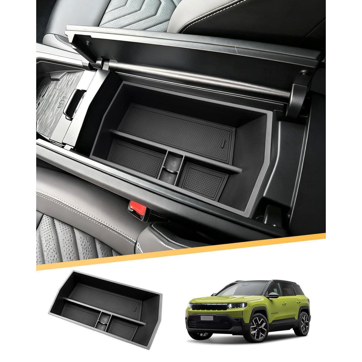 Armlehnen Aufbewahrungsbox für Jeep Compass 3 (2026-2027)